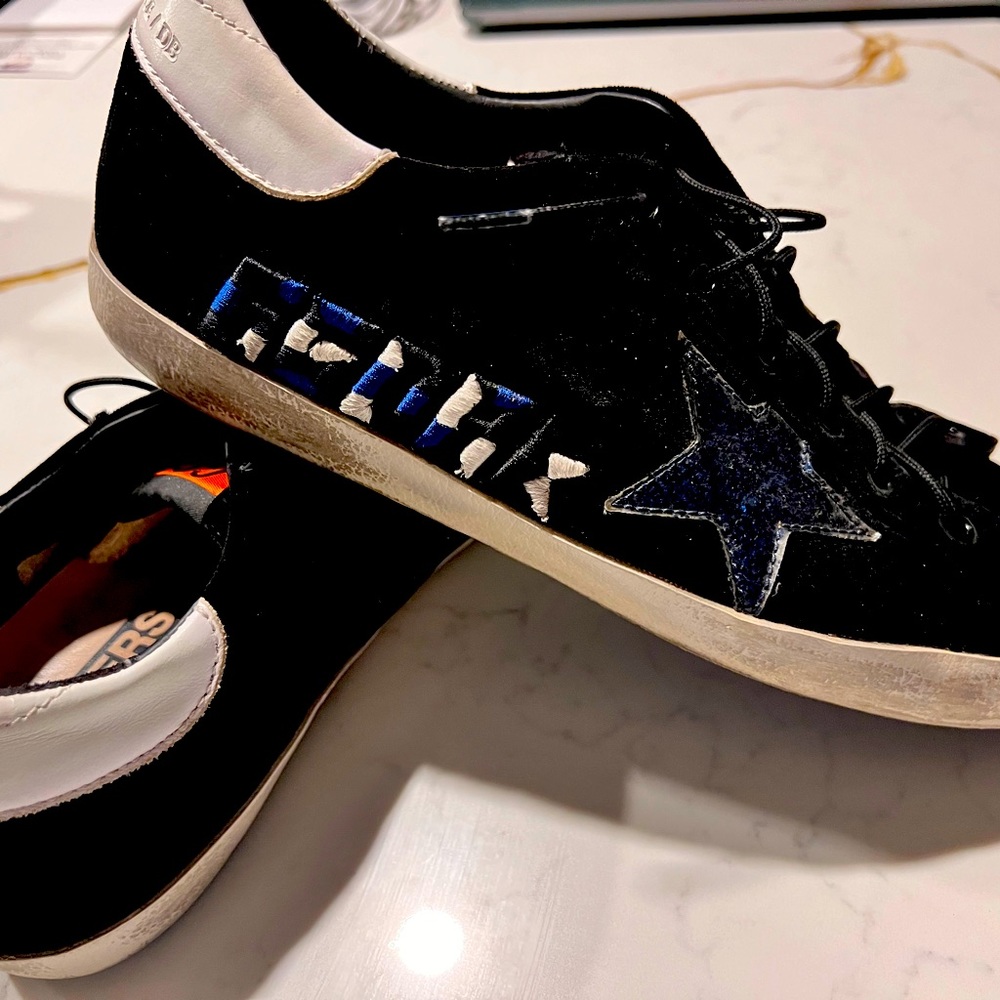 GOLDEN GOOSE Black Velvet sneakers
